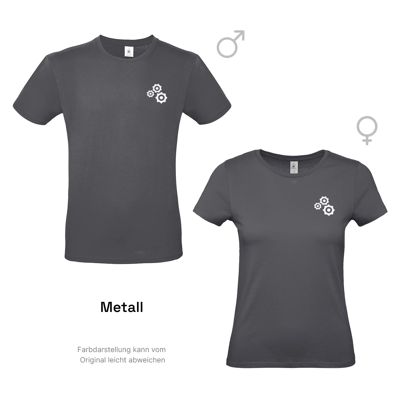 T-Shirt PTS Fachbereich weiß klein - Fachbereich Metall