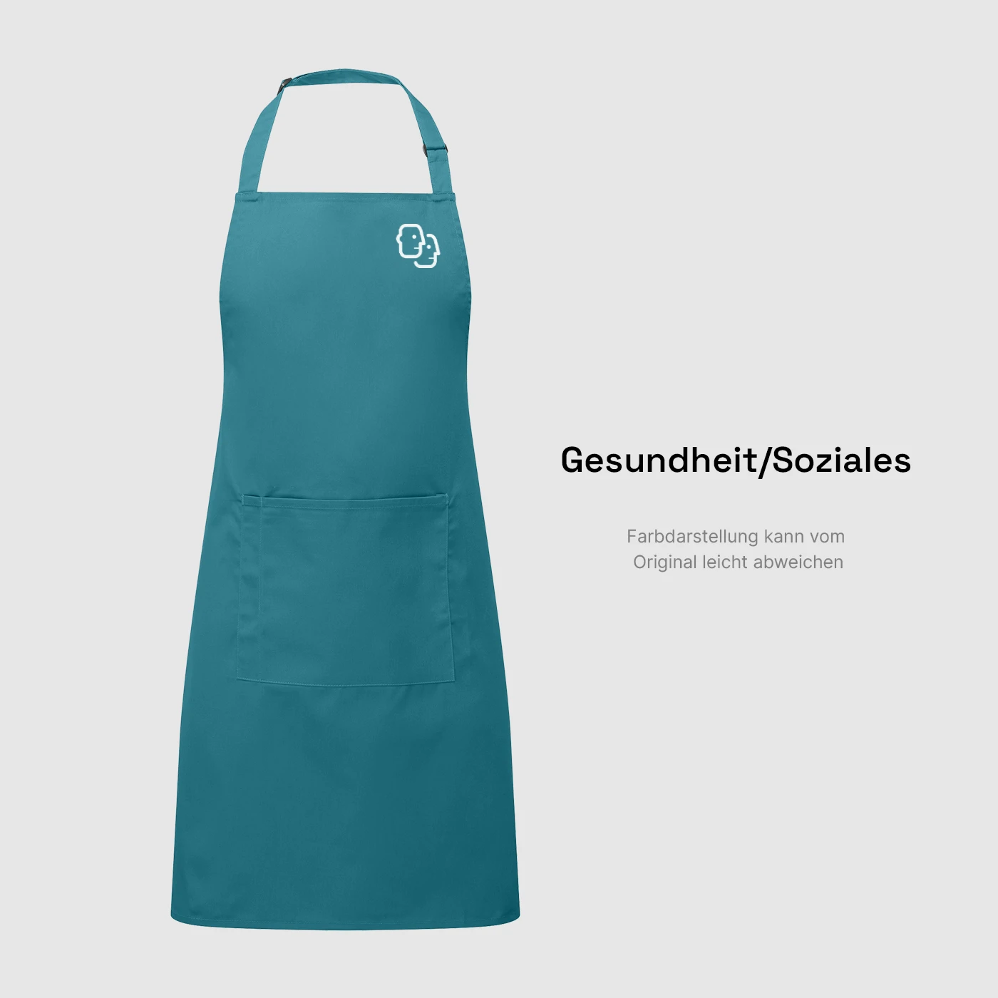 Schürze PTS Fachbereich weiß klein - Fachbereich Gesundheit/Soziales