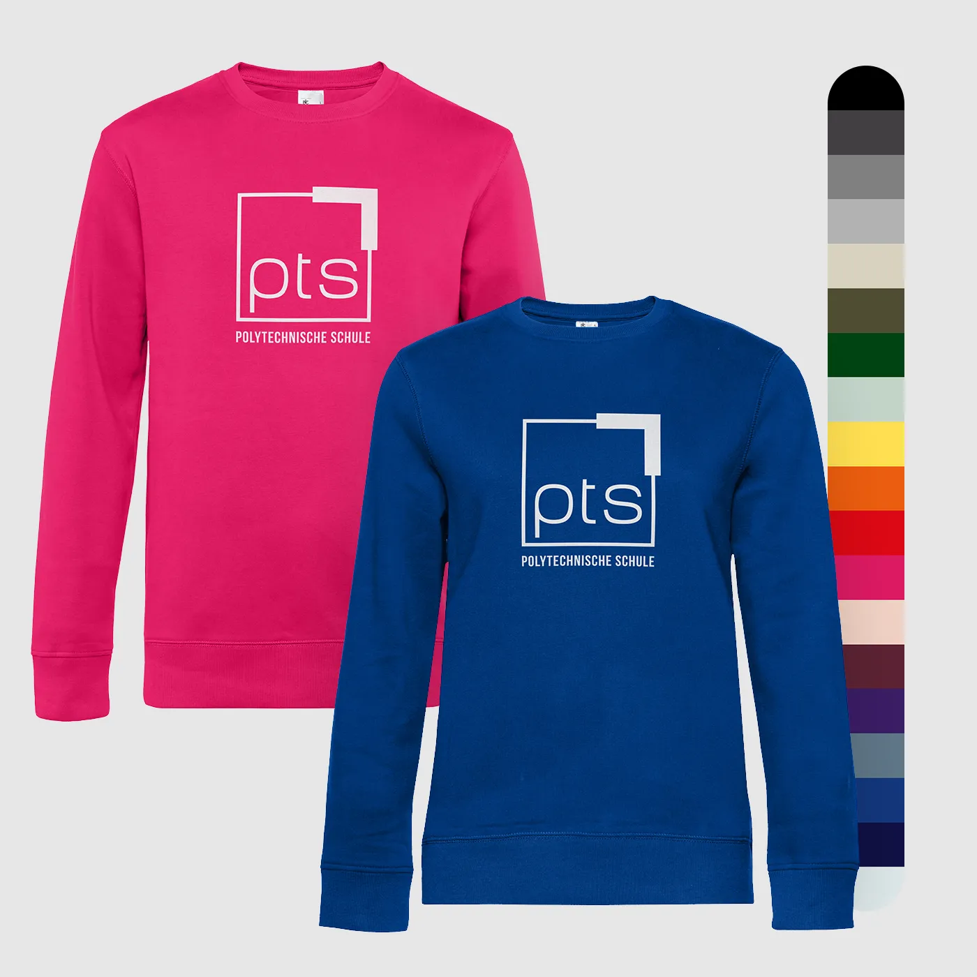 Sweater PTS-Logo weiß