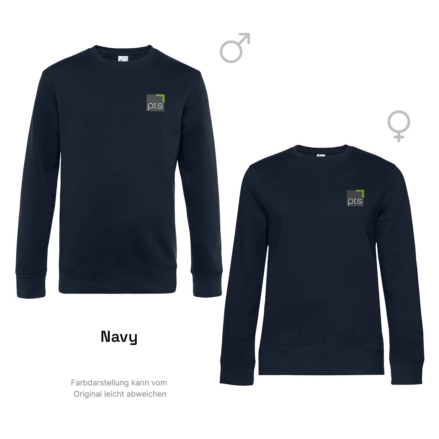 Sweater PTS-Logo färbig klein - navy